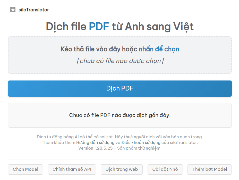 Dịch file PDF