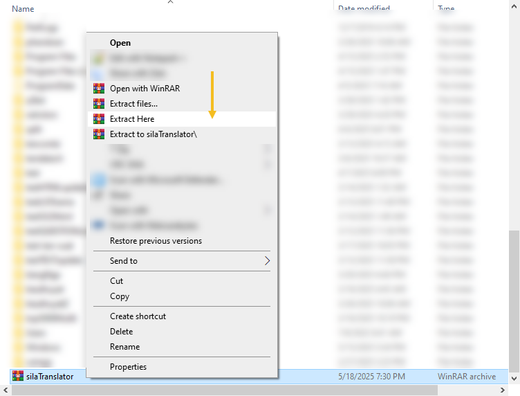 Giải nén file đúng cách